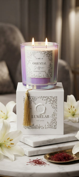 Oriental Saffron - Duftkerze aus Sojawachs