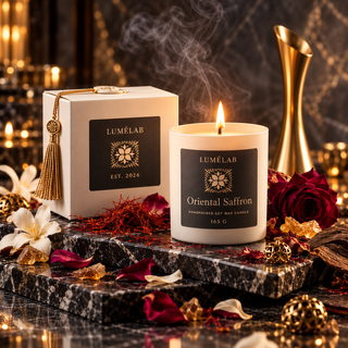 Oriental Saffron - Duftkerze aus Sojawachs