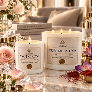 Arctic Rose & Oriental Saffron - Set Duftkerzen aus Sojawachs