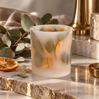 BOTANICAL GLOW - Teelicht Wachslaterne