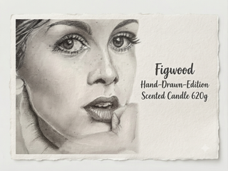 Hand-Drawn-Edition Figwood - Duftkerze
