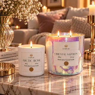 Arctic Rose & Oriental Saffron - Set Duftkerzen aus Sojawachs