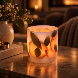BOTANICAL GLOW - Teelicht Wachslaterne