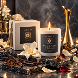 Smoked Vanilla & Tuberose - Duftkerze aus Sojawachs