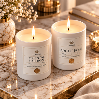 Arctic Rose & Oriental Saffron - Set Duftkerzen aus Sojawachs