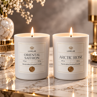 Arctic Rose & Oriental Saffron - Set Duftkerzen aus Sojawachs