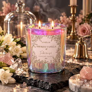 Smoked Vanilla & Tuberose - Duftkerze aus Sojawachs