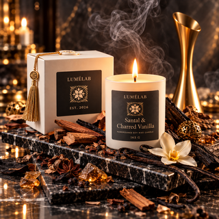 Santal & Charred Vanilla - Duftkerze aus Sojawachs