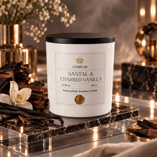 Santal & Charred Vanilla - Duftkerze aus Sojawachs